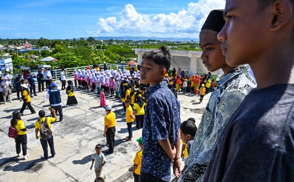 Indonésie: à Aceh, 20 ans après le tsunami, un exercice pour anticiper le pire