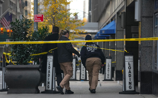 Le patron d'un géant de l'assurance santé tué par balle en plein coeur de New York