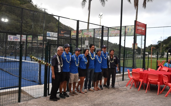 L’AS Dragon inaugure ses premiers courts de padel