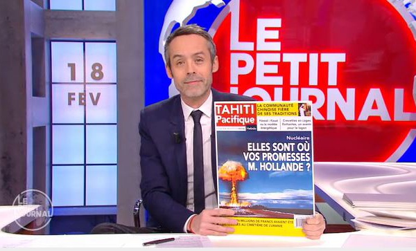 Le voyage de François Hollande à Tahiti vu par le Petit Journal