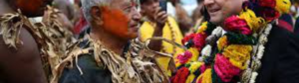 Hollande à Futuna, première visite présidentielle sur l'île