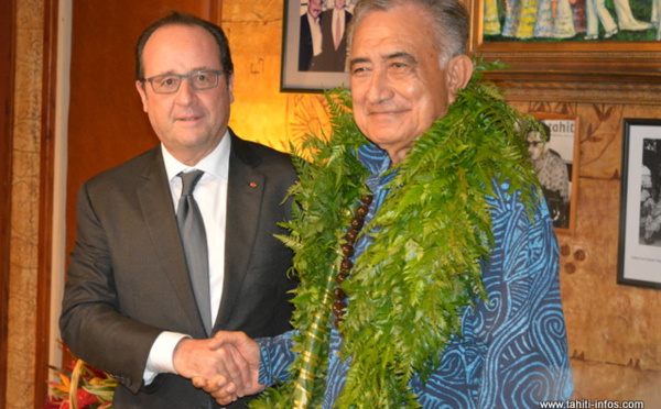 Visite Hollande à Faaa : "J'ai reçu un ami avant tout" (Oscar Temaru)