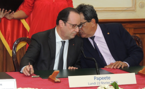 Le gouvernement a proposé des "accords de Polynésie"