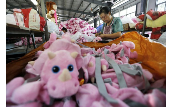 En Chine, la production industrielle continue de s'essouffler