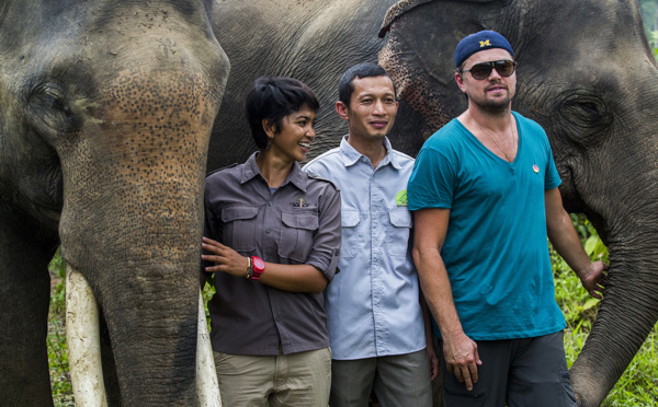 DiCaprio dans la jungle indonésienne pour soutenir des défenseurs de la nature