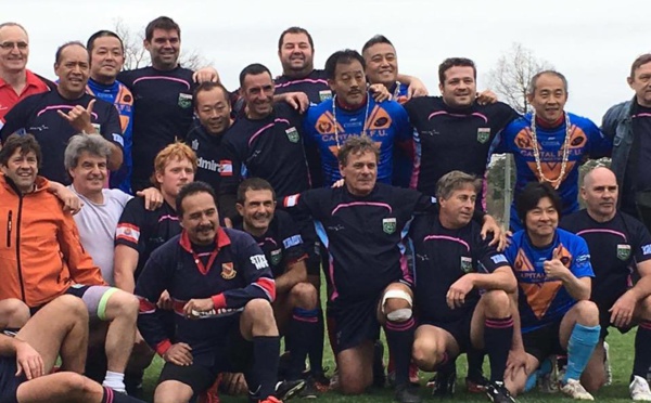 Tournée rugby: deuxième victoire des Vieilles Pompes au Japon