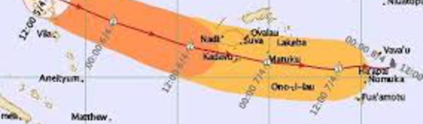 Les îles Fidji épargnées par le cyclone Zena