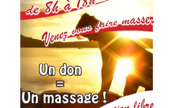 Un don pour la Saga = un massage ce samedi