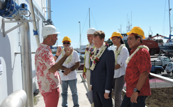 La station d'épuration de Papeete inaugurée en septembre