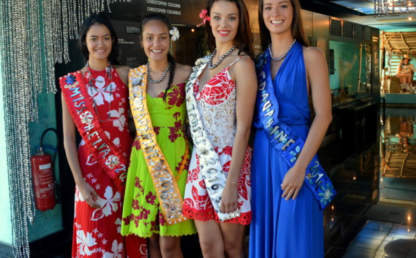 De très belles perles pour les nouvelles Miss Tahiti