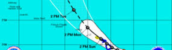 Pacifique: Hawaï sur la trajectoire d'une tempête tropicale