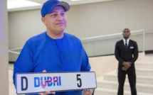 Dubaï: 8 millions d'euros pour une plaque d'immatriculation auto