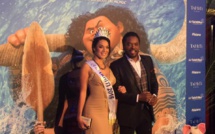 Miss Tahiti à l'avant première de Vaiana à Paris