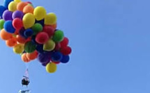 Un canadien condamné pour avoir volé suspendu à plus de 100 ballons d'hélium