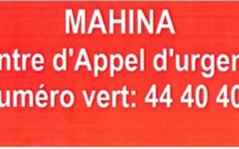 Eboulement à Mahinarama