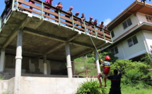 À Ua Pou les cadets de la sécurité civile en pleine formation