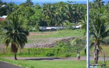 Place au "Village tahitien" à Outumaoro