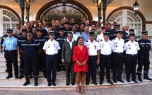 Réception en l’honneur des sapeurs-pompiers à la Présidence