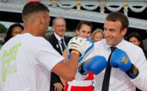 JO-2024: "quand je participe, je préfère toujours gagner", affirme Macron en soutien de Paris