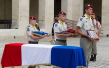 Hommage militaire à Paris pour le caporal Albéric Riveta