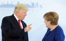 Arrivée de Donald Trump à Hambourg pour un G20 sous tension