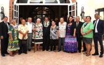 Le bureau de l’Académie tahitienne reçu à la Présidence