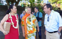 Tea Frogier en visite au collège Henri Hiro et au lycée professionnel de Faa’a