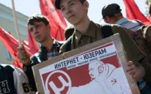 Un millier de manifestants à Moscou contre les restrictions sur internet, arrestations