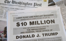 Le roi du porno Larry Flynt offre 10 millions de dollars pour destituer Trump