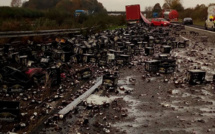 Une autoroute allemande bloquée par... 30.000 bouteilles de bière