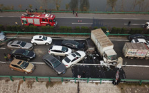 Carambolage en Chine: 18 morts sur une autoroute