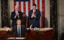 Macron chaudement reçu au Congrès américain pour exposer sa vision du monde