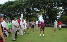 Coup d’envoi de La  27ème édition du Tahiti Golf Open  International ce matin à Atimaono