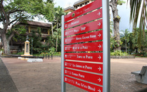 Signalétique touristique : de nouveaux panneaux à Papeete.
