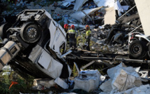 Pont effondré à Gênes: le bilan monte à 43 morts