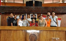 Visite du centre de formation AFOMETH à l’assemblée de la Polynésie Française
