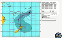 Le cyclone Wilma progresse au-dessus de Tonga