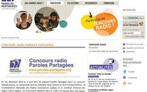 Concours radiophonique "Paroles Partagées"