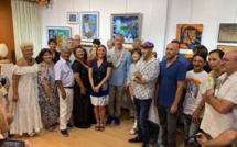 Lambert Wilson parrain de l'expo "Les récifs coralliens, Objets d'Art et de science" à la galerie des tropiques