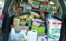 Collecte de denrées alimentaires pour les familles nécessiteuses