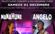 Manahune et Angelo en live à la Pointe du musée Gauguin
