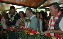 Inauguration de l'exposition des CJA de Tahiti et des îles