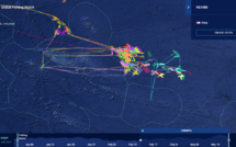 Une carte pour surveiller la flotte de pêche chinoise en Polynésie