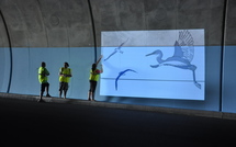 Fresque dans le tunnel Arahoho: Les élèves du CMA témoignent de leurs talents