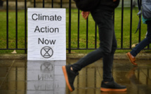 Blocages à Londres pour un "état d'urgence écologique"