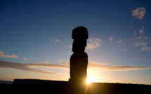 Des Britanniques sur l'île de Pâques en vue de la restitution d'une statue