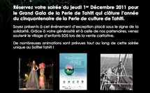 Le gala de la Perle de Tahiti en faveur du village d'enfants SOS