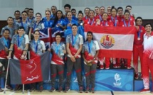 La médaille de bronze pour le badminton tahitien en équipe mixte