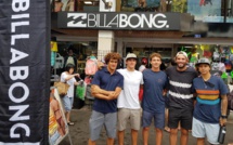 Les surfeurs du Team Billabong à Papeete