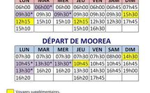 Nouveaux horaires de l' AREMITI FERRY applicables à compter du 23 Février 2012.